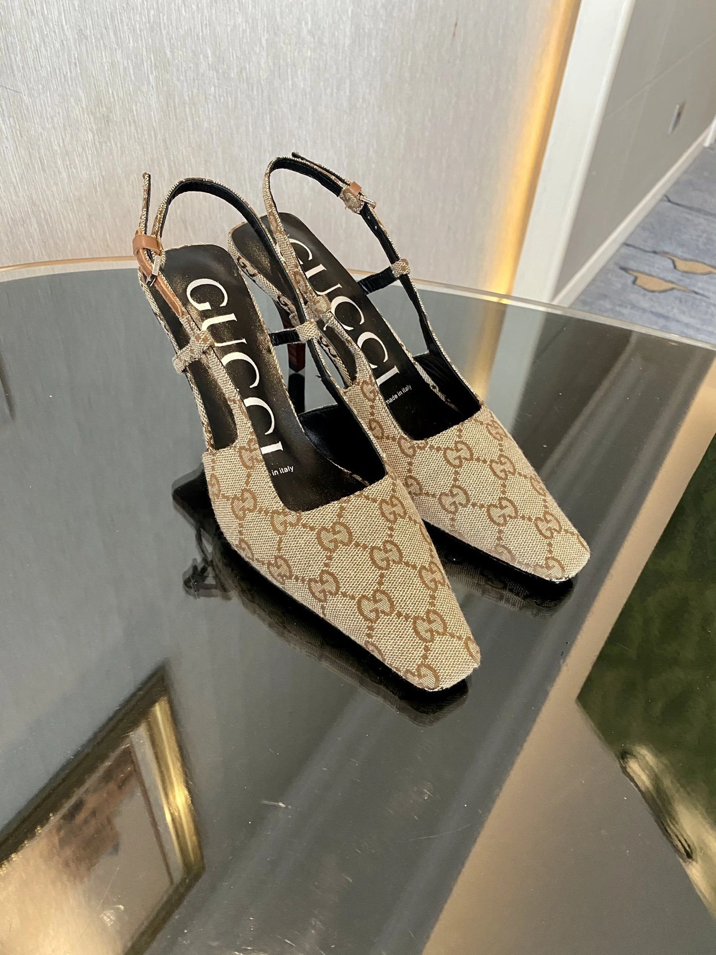 &COCO-- 6u33i 675420 KY980 9763 sheepskin Heel height 7.5cm item:D-X000F2698S